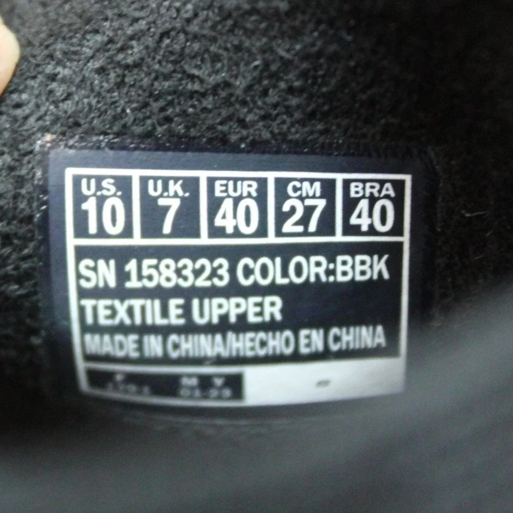 Skechers Stretch Fit Black Knit Slip On Flats Air Cooled‎ Memory Foam Womens 10